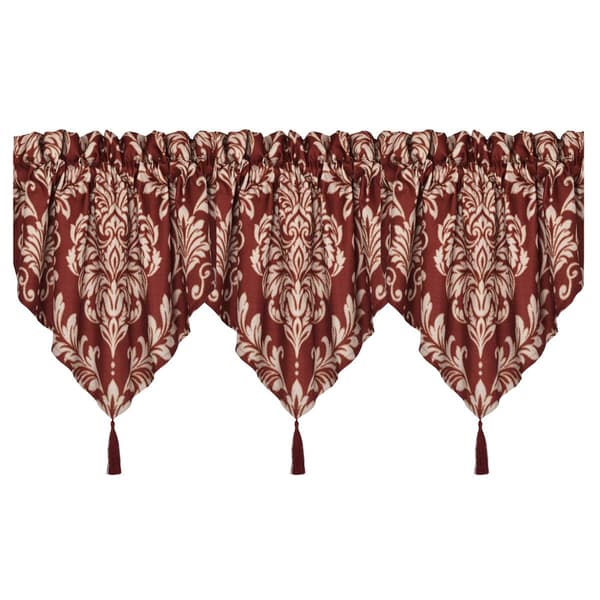 Royal Court Lazia Damask Window Ascot Valance - 21x40 - image 