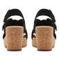 Womens Clarks Giselle Dove Wedge Sandals - image 3