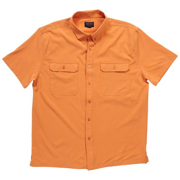 Mens Smith''s Solid Quick Dry Performance Button Down Shirt - image 