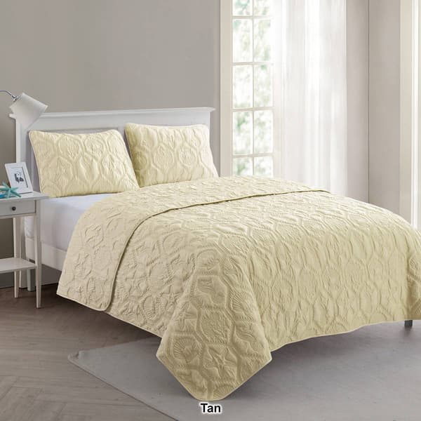 VCNY Home Shore Embossed Quilt Set