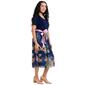 Plus Size Violet B Short Sleeve Pleated Fit & Flare Dress - image 4