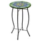 Northlight Seasonal 19in. Peacock Flower Tail Patio Side Table - image 4