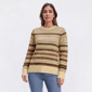 Womens Erika Long Puff Sleeve Fair Isle Sweater - image 1