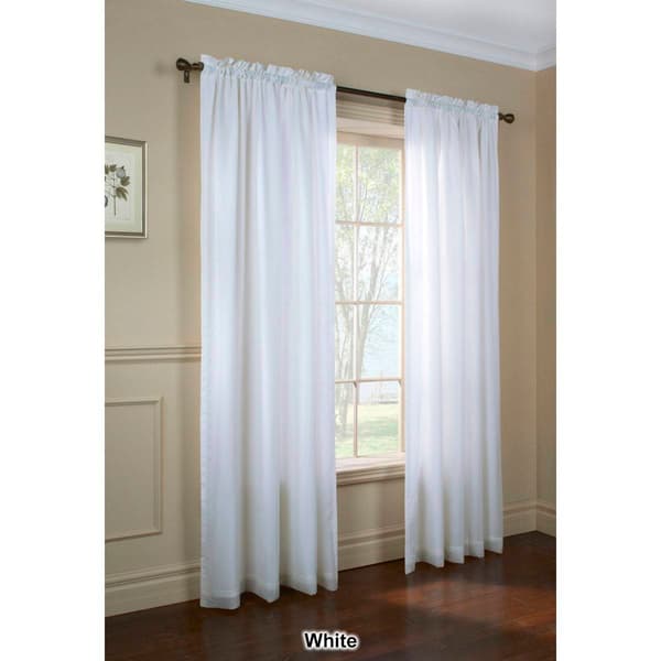 Thermavoile™ Rod Pocket Curtain Panel
