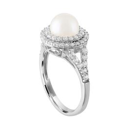 Gemstone Classics&#8482; Sterling Silver Double Halo Ring