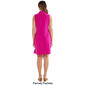 Womens MSK Sleeveless Collared Half Zip Solid A-Line Dress - image 2