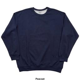 Mens Big &amp; Tall Starting Point Solid Long Sleeve Sweatshirt