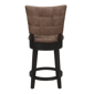 HH2 Home Kaede Wood Counter Height Brown Swivel Stool - image 5
