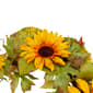 Northlight Seasonal Sunflower and Pine Cone Fall Wreath - image 4
