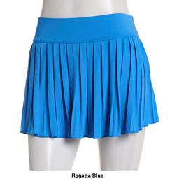 Juniors No Comment Sport Jersey Pleated Skort