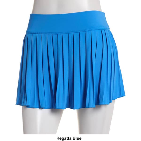 Juniors No Comment Sport Jersey Pleated Skort