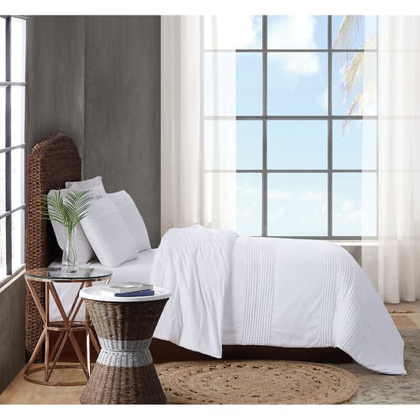 Sean John Pleated Denim Comforter Set