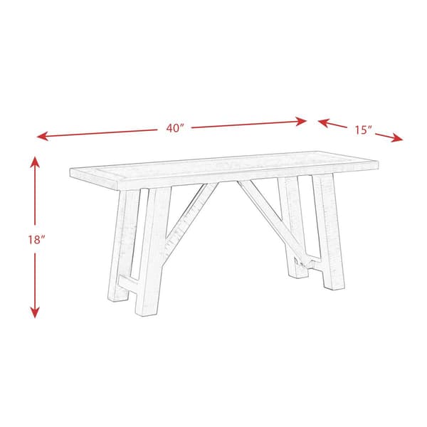 Elements Cash Dining Bench