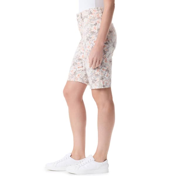 Womens Gloria Vanderbilt Amanda Floral Bermuda with Slit
