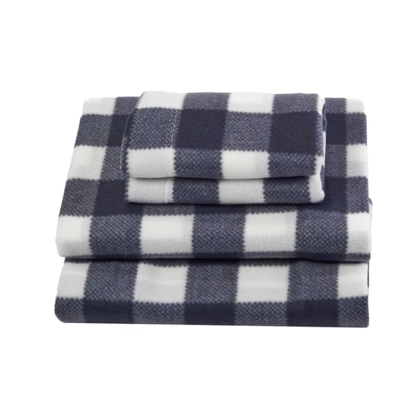 Ashley Cooper(tm) Buffalo Check Fleece Sheet Set - image 