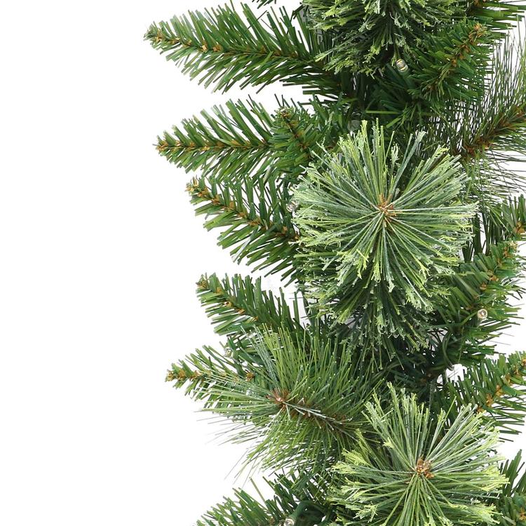 Puleo International 9ft. Battery Operated Pre-Lit Garland