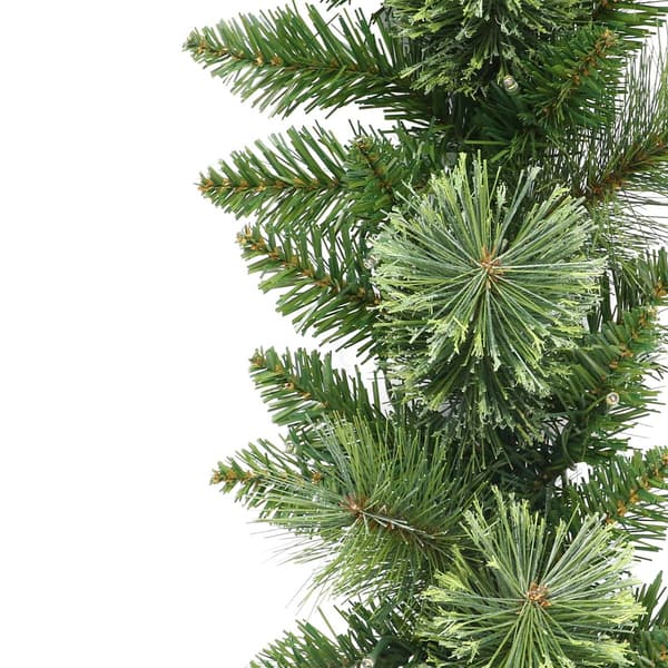Puleo International 9ft. Battery Operated Pre-Lit Garland