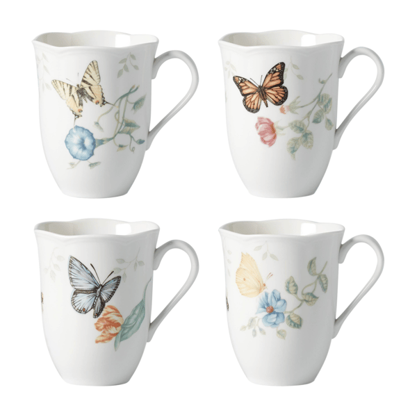 Lenox® Butterfly Meadow® Mugs - Set of 4 - image 