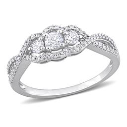 Diamond Classics(tm) White Gold 1/2ctw. Diamond Engagement Ring