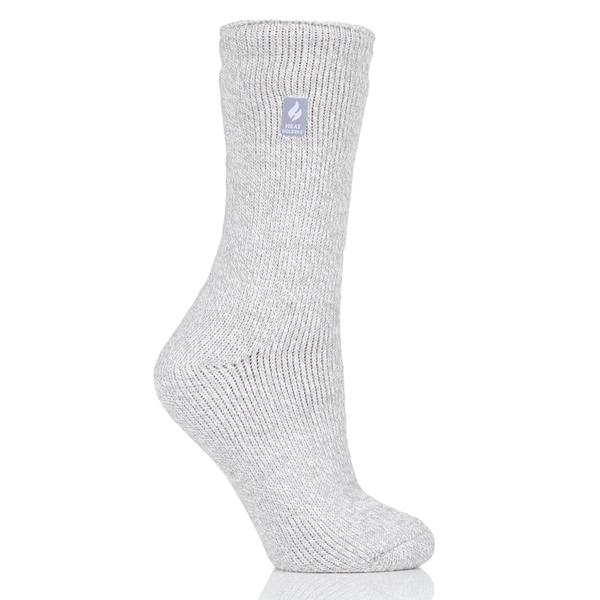 Womens Heat Holders Primrose Twist Crew Socks - image 
