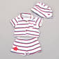 Baby Boy (NB-9M) Quiltex Stars And Stripes 2Pc W/ Hat - image 1