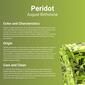Gemminded Sterling Silver 5mm Double Heart Peridot Pendant - image 6