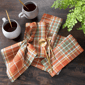 Threadmade Hawley Plaid Harvest Napkins - Set of 8 - image 3