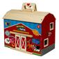 Homewear Red Wood Barn with Accessories - image 1