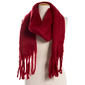 Womens Renshun Solid Oblong with Fringe Scarf - image 1