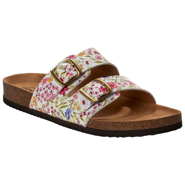 Womens White Mountain Helga Footbed Sandals - image 