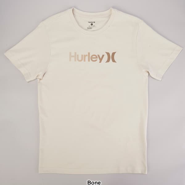 Young Mens Hurley Ombre Logo One & Only Short Sleeve Tee