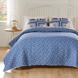 Greenland Home Fashions™ Cottage Cabin Reversible Quilt Set