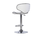 Linon Home Decor Beldon White Faux Leather Adjustable Barstool - image 6