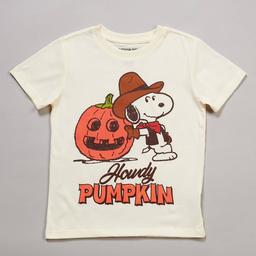 Girls (7-16) Peanuts(tm) Short Sleeve Howdy Pumpkin Snoopy Tee