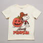Girls (7-16) Peanuts(tm) Short Sleeve Howdy Pumpkin Snoopy Tee - image 1