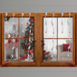 Brite Star 6ft. LED Wide Angle Red Icicle Christmas Lights - image 2