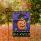 Northlight Seasonal Pumpkin in Witch Hat Halloween Garden Flag - image 3
