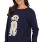 Womens Skye’s the Limit Urban Heirloom Dog Motif Sweater - image 5