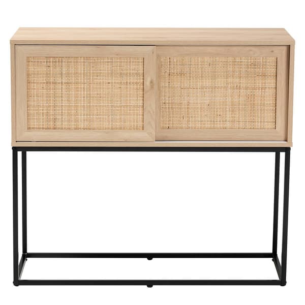 Baxton Studio Amelia Natural Brown Wood Sideboard Buffet