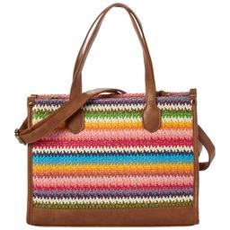 DS Fashion Straw Satchel