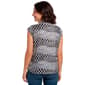 Petite Emily Daniels Cap Sleeve Foil Dot Button Front Blouse - image 2
