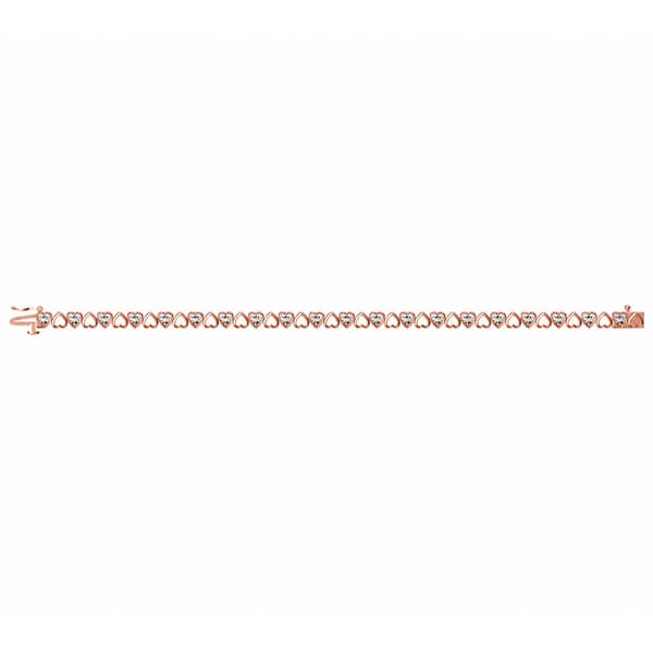 Nova Star™ 1/4ctw. Lab Grown Diamond Heart Bracelet