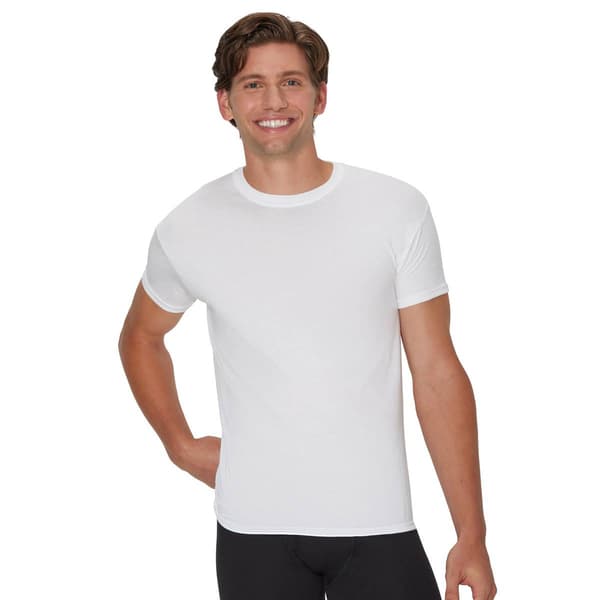 Hanes Ultimate(R) Comfort Blend 3pk. Crew Neck Tee - White - image 