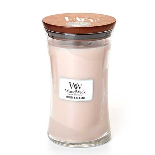 WoodWick&#40;R&#41; 21.5oz. Vanilla Sea Salt Jar Candle - image 