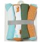 Baby Boy cloud island&#40;tm&#41; 4pk. Safari Burp Cloths - image 1
