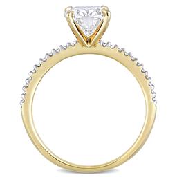 Gemstone Classics™ 14kt. Gold 2ctw. Moissanite Engagement Ring