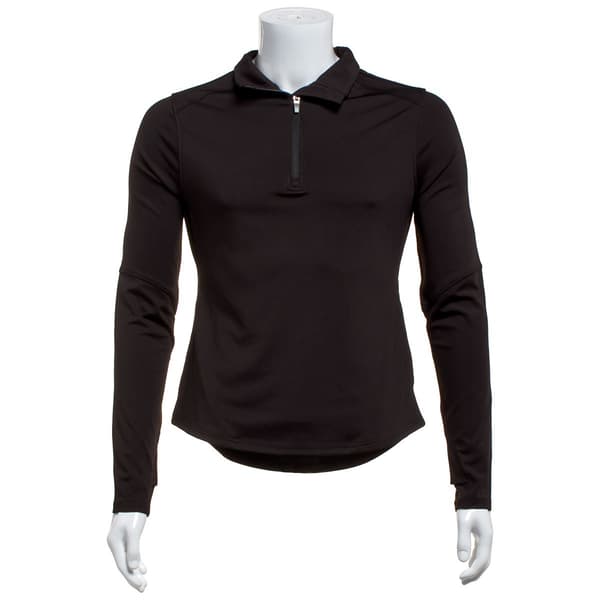 Ladies Starting Point(R) Long Sleeve Quarter Zip Active Top - image 
