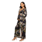 Womens 24/7 Comfort Apparel Paisley Wrap Maternity Maxi Dress - image 2