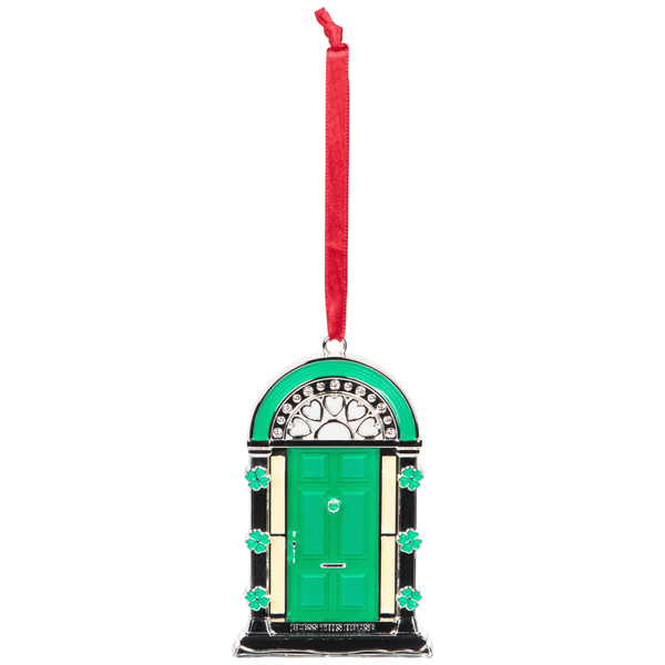 Northlight Bless This House Shamrock Door Christmas Ornament
