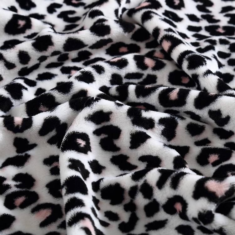 Betsey Johnson Betseys Leopard Plush-Fleece Blanket